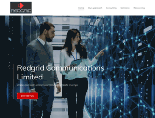 redgridcommunications.com screenshot