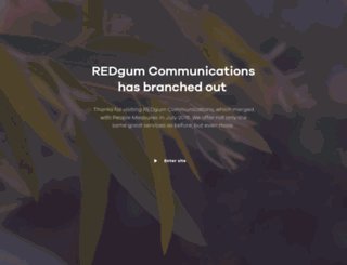 redgumcommunications.com screenshot