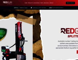 redgumproducts.com.au screenshot
