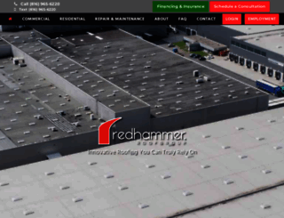 redhammerroof.com screenshot