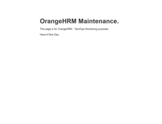 redhat.orangehrm.com screenshot