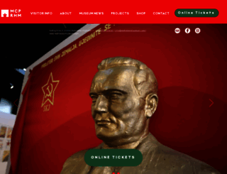 redhistorymuseum.com screenshot
