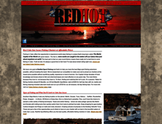 redhotcabofishing.com screenshot