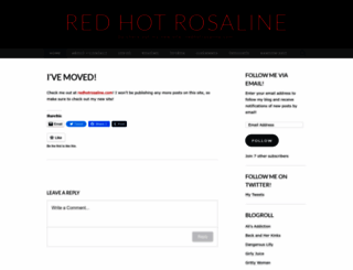 redhotrosaline.wordpress.com screenshot