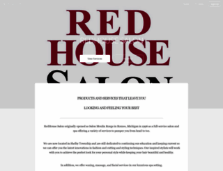 redhousesalon.com screenshot