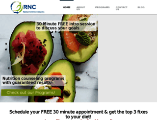 redirectnutrition.com screenshot