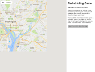 redistricting.greatergreaterwashington.org screenshot