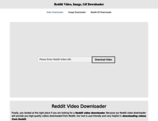 reditvideodownloader.com screenshot