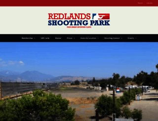 redlandsshootingpark.com screenshot
