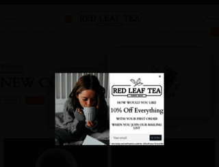 redleaftea.com.au screenshot