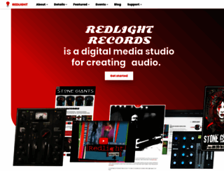 redlightrecords.com screenshot