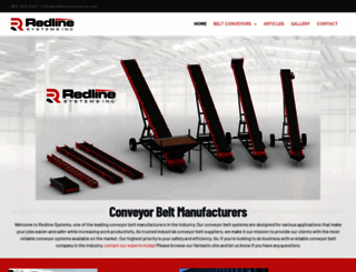 redlineconveyors.com screenshot