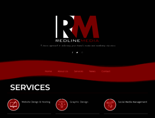 redlinemedia.com.au screenshot