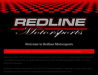 redlinemoto.com screenshot