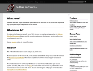 redlinesoftware.com screenshot