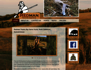redmantrophybiggamehunts.com screenshot