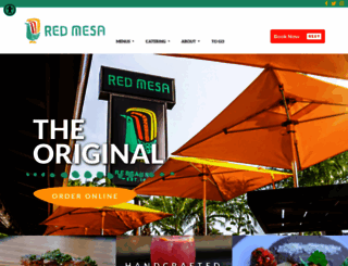 redmesarestaurant.com screenshot