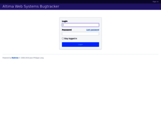 redmine.altimawebsystems.com screenshot