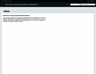 redmine.documentfoundation.org screenshot