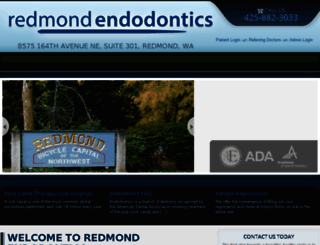 redmondendodontics.com screenshot