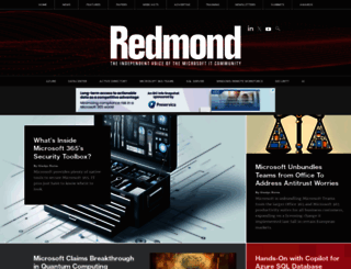 redmondmag.com screenshot