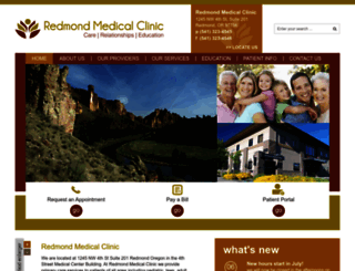 redmondmedical.com screenshot