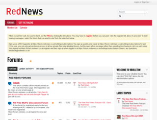 rednews.co.uk screenshot