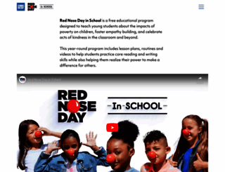 rednosedayinschool.org screenshot