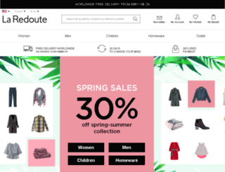 redoute.com screenshot