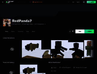 redpanda7.deviantart.com screenshot