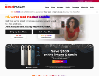redpocketmobile.com screenshot