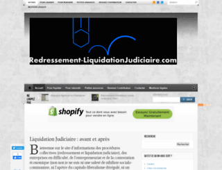 redressement-liquidationjudiciaire.com screenshot