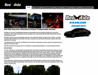 redridepartybus.com screenshot