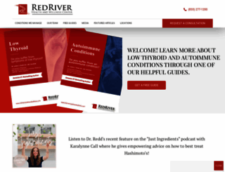 redriverhealthandwellness.com screenshot