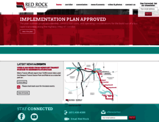 redrockcorridor.com screenshot