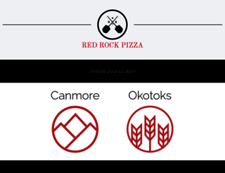 redrockpizza.ca screenshot