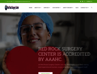 redrocksurgerycenter.com screenshot