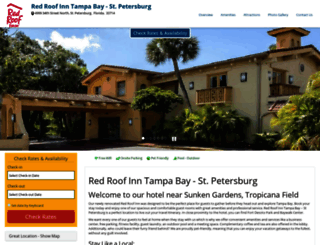 redroofinntampabaystpetersburg.com screenshot