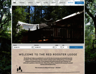 redroosterlodge.com screenshot
