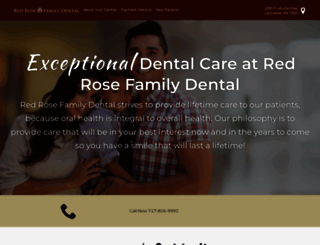 redrosefamilydental.com screenshot