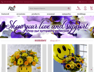 redroseflowers.net screenshot