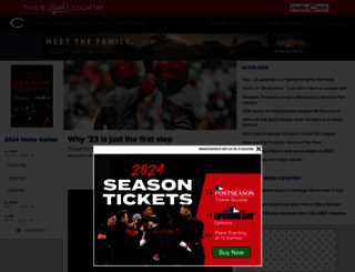 reds.mlb.com screenshot