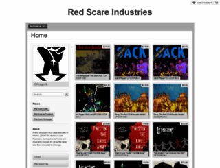 redscare.storenvy.com screenshot