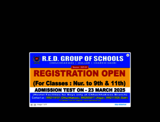 redschooldadri.in screenshot