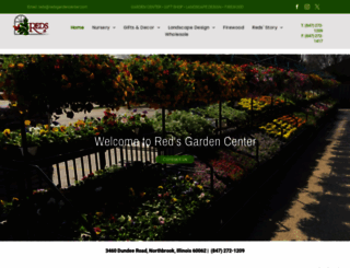 redsgardencenter.com screenshot