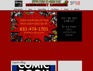 redshirtcomics.com screenshot