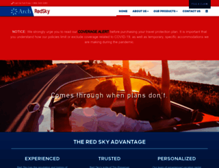 redskyinsurance.com screenshot