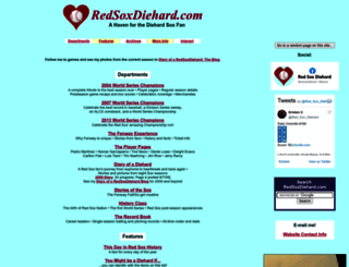 redsoxdiehard.com screenshot