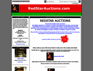 redstarauctions.com screenshot