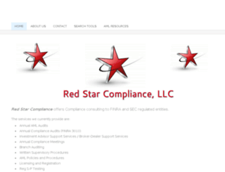 redstarcompliance.com screenshot